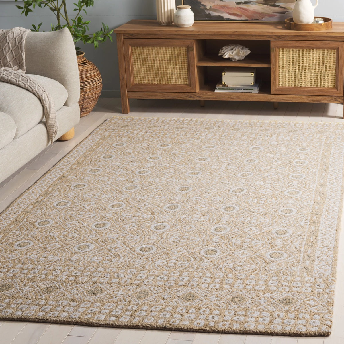 Designteppich Charlottenburg – Detailaufnahme Textur