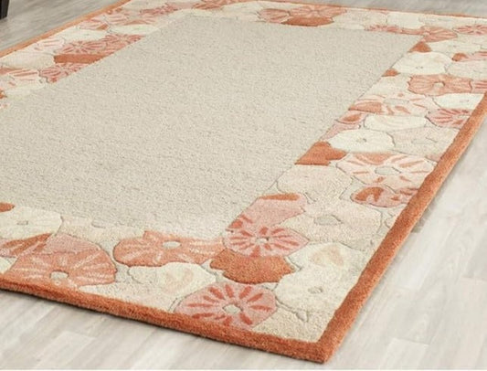 Designteppich Blumen-Teich