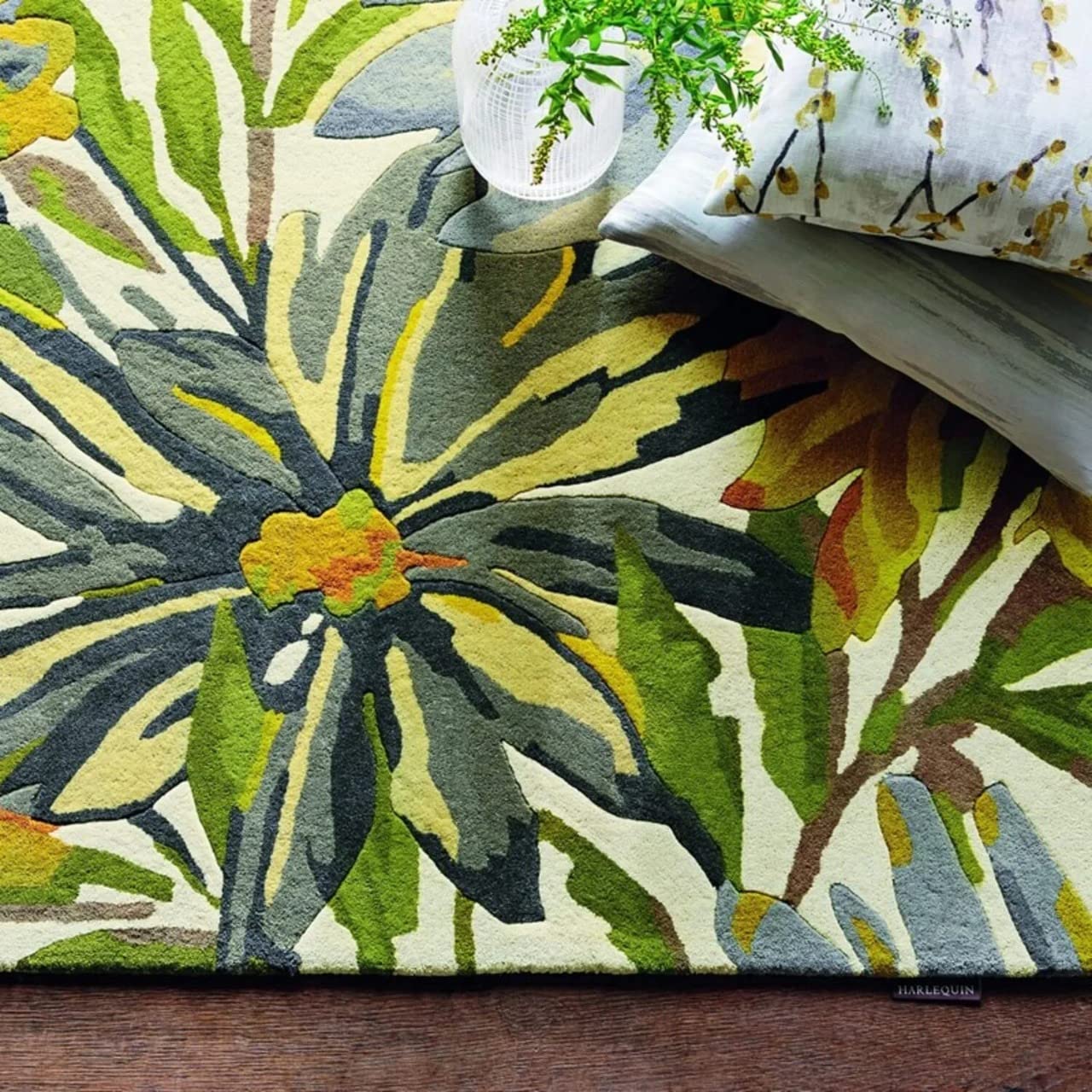 Designteppich Blumentopf