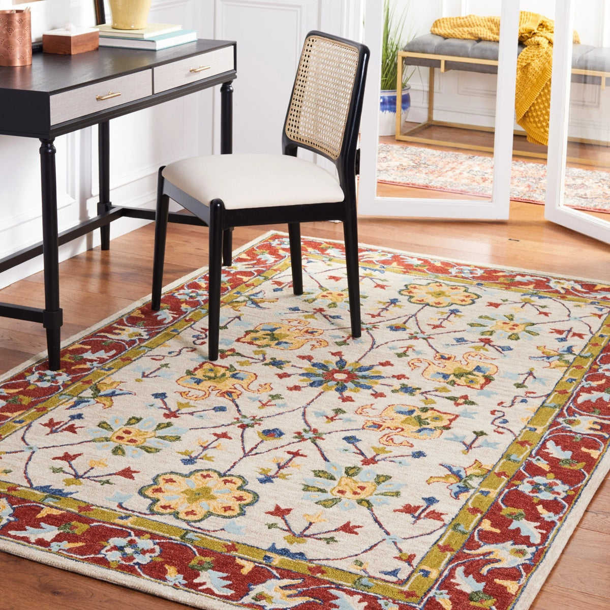 Designteppich Traditionelle Schleife – Rückseite