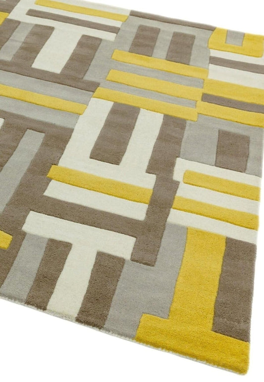 Designteppich Einfache Geometrie