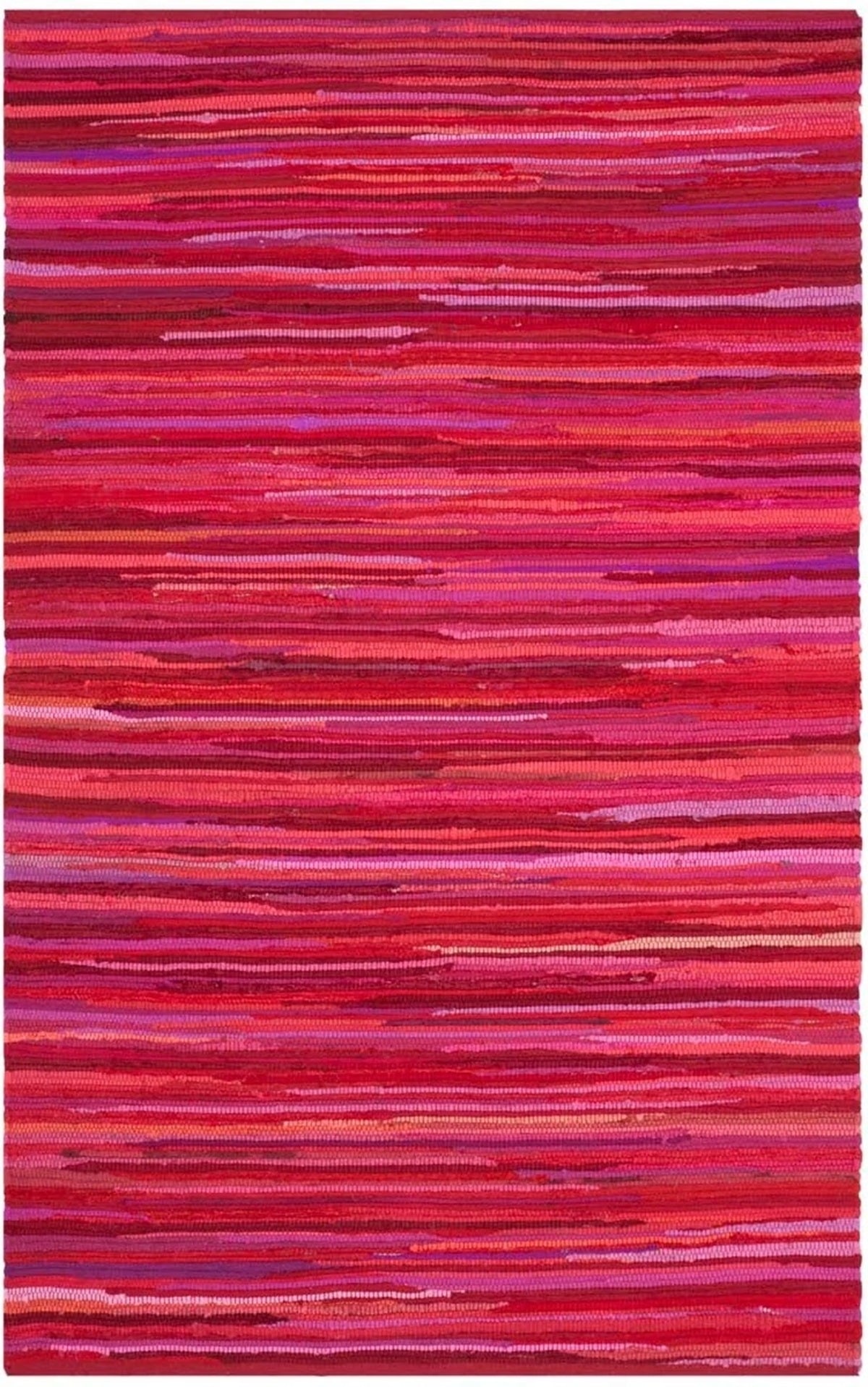 Teppich Jodhpur Rot – Nahaufnahme Textur