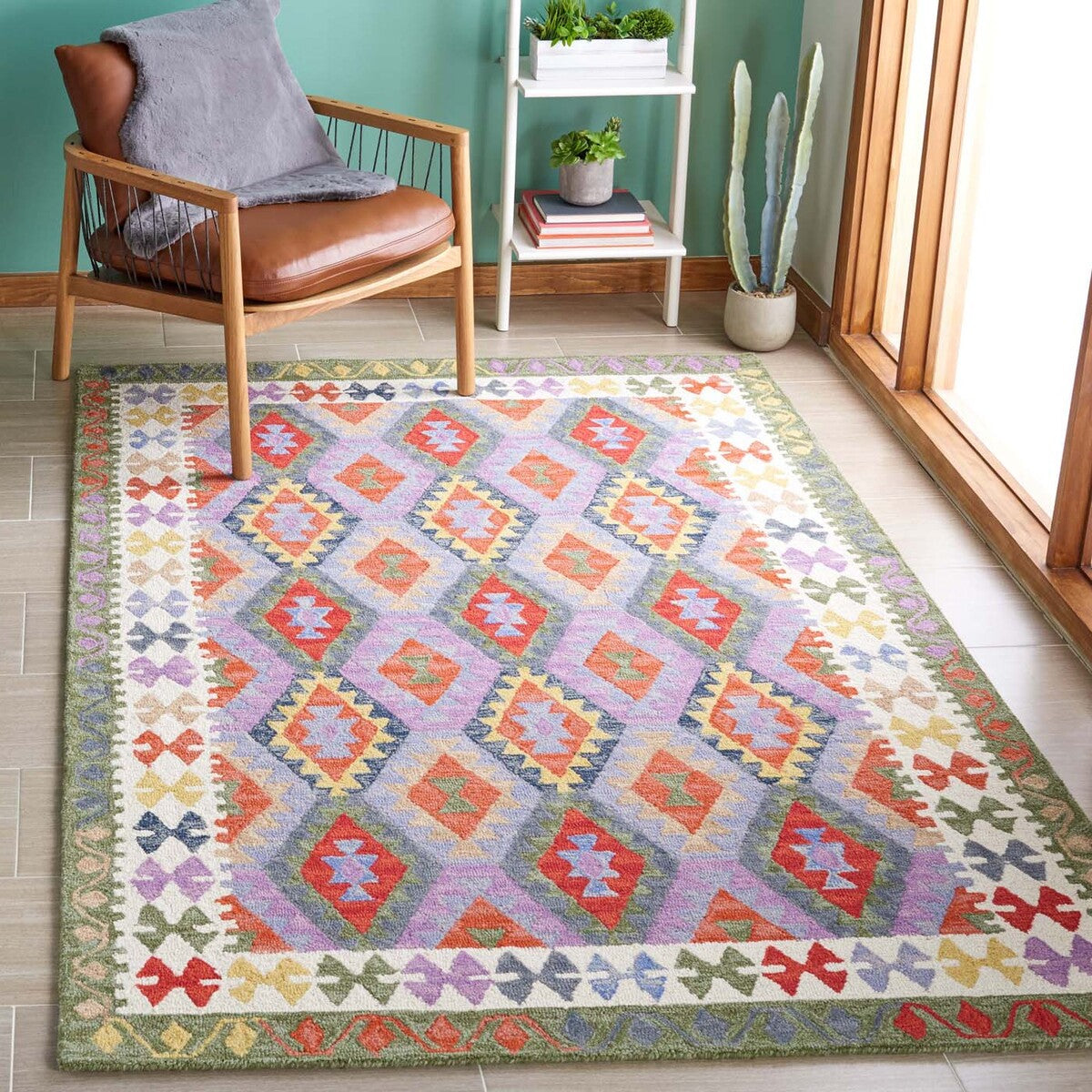 Designteppich Farbbündel