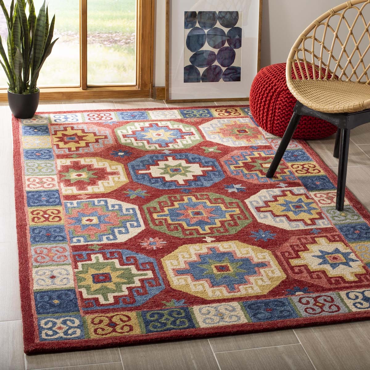 Designteppich Bohème-Stil