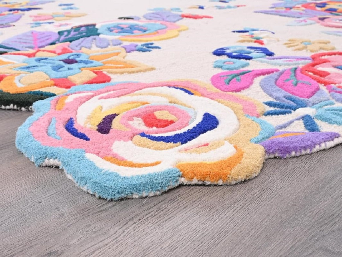 Designteppich Frühlingsblumen