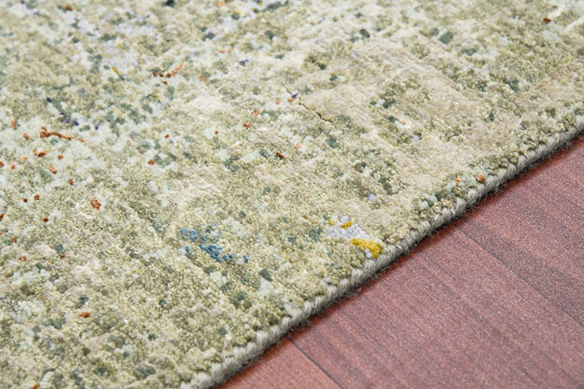 Teppich Handgeknüpfter 10/10-Wolle aus Neuseeland und reiner Seide