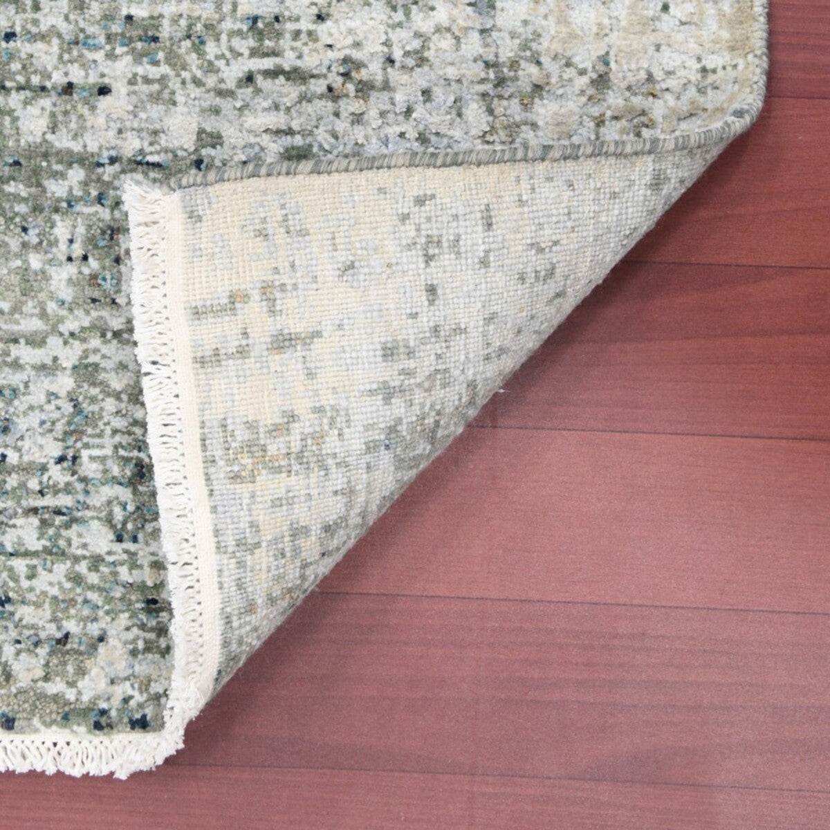 Teppich Handgeknüpfter 10/10-Wolle aus Neuseeland und reiner Seide