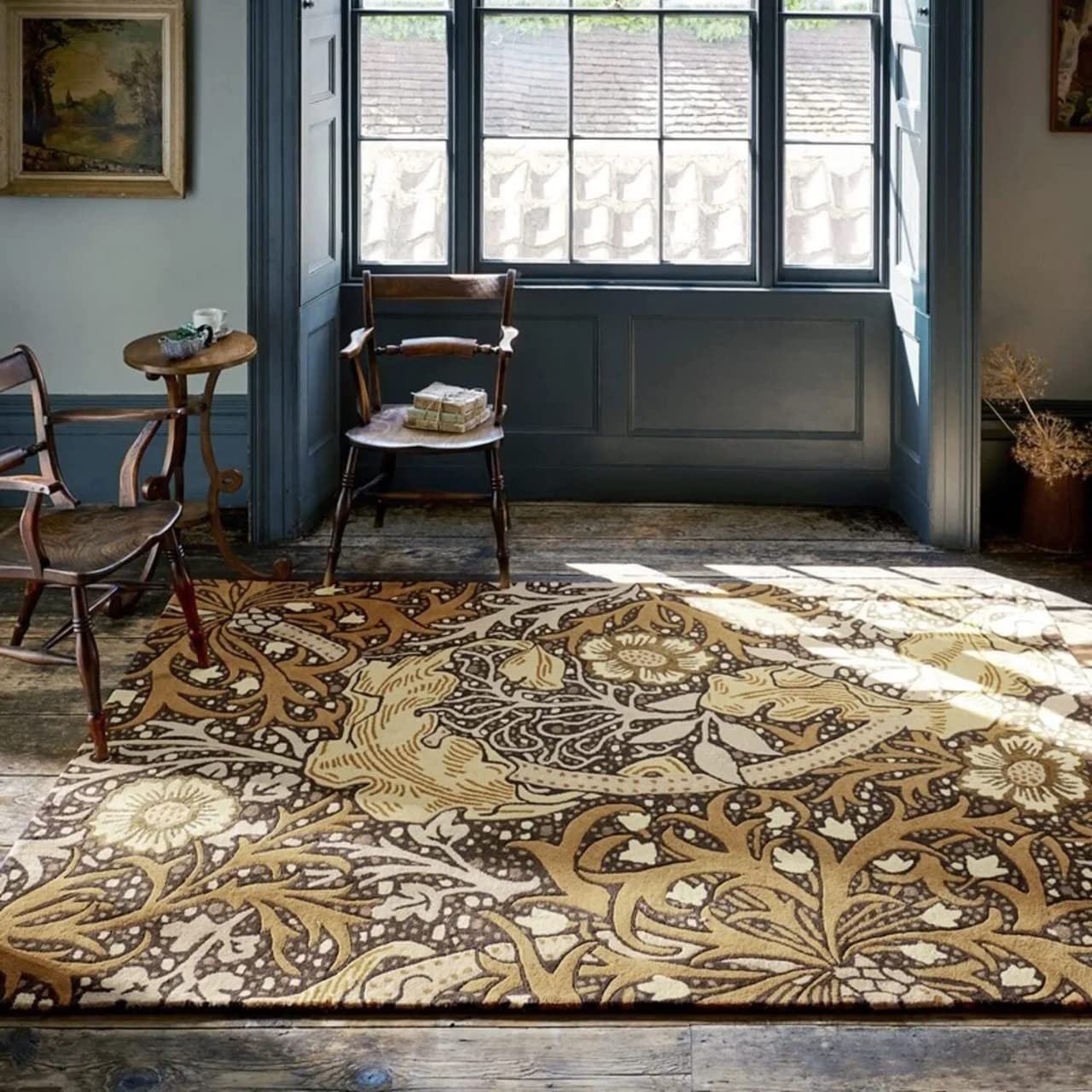 Designteppich Blumentopf