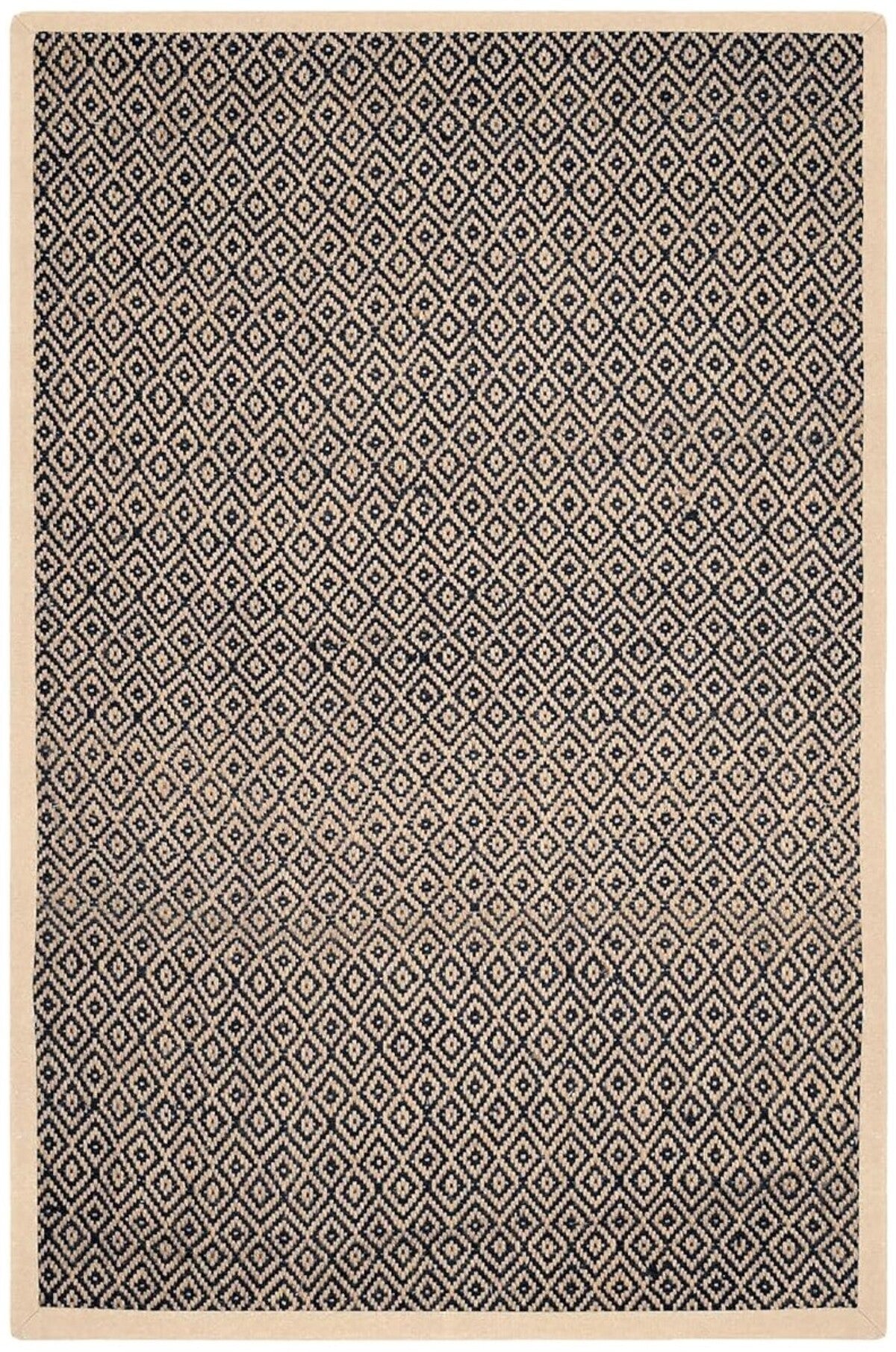 Designteppich Jute-Baumwollteppich