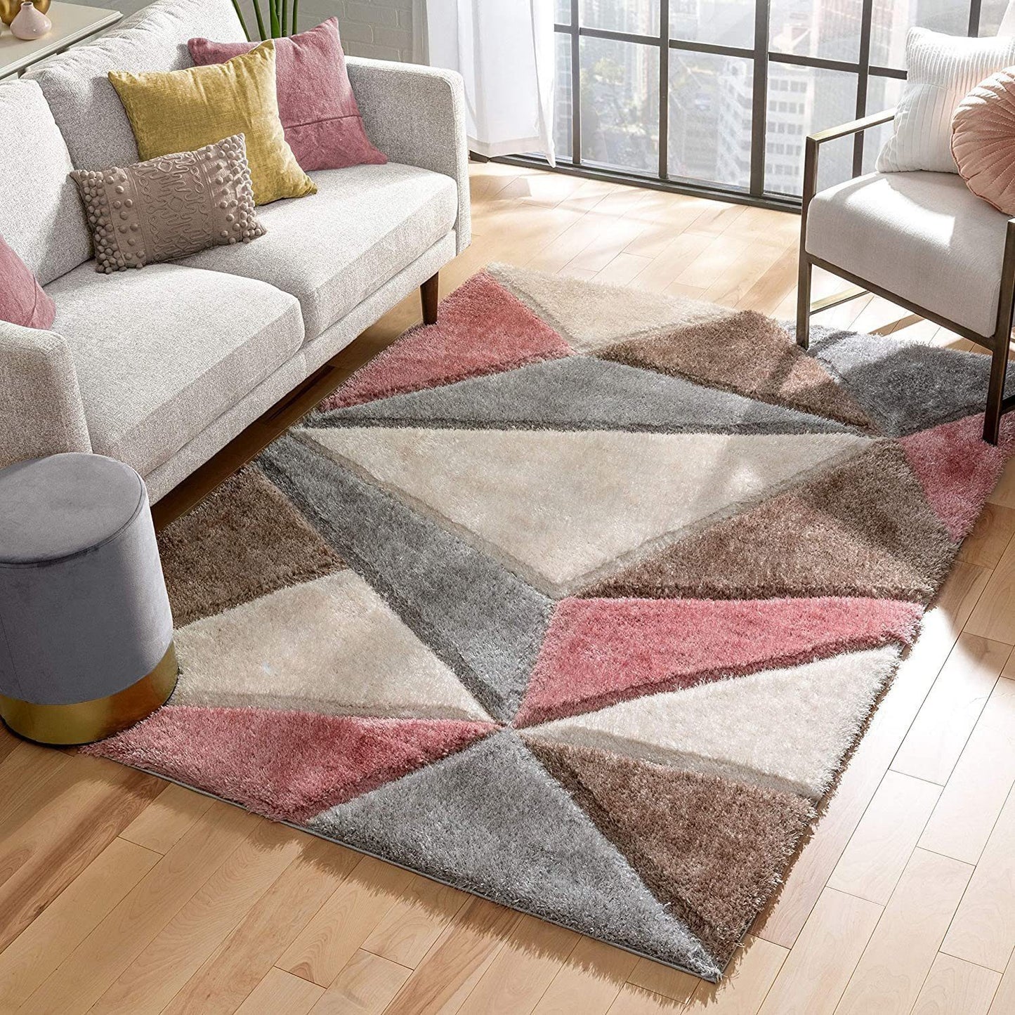 Hochflor-Teppich Super weicher handgetufteter Teppich