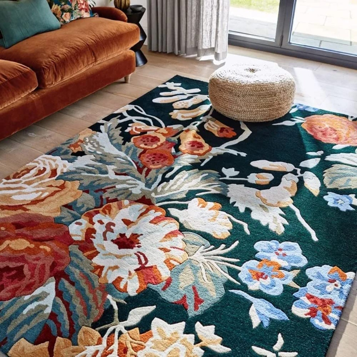 Designteppich Blumentopf