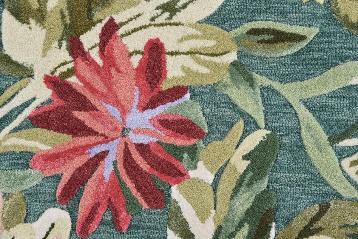 Designteppich Blumendekoration
