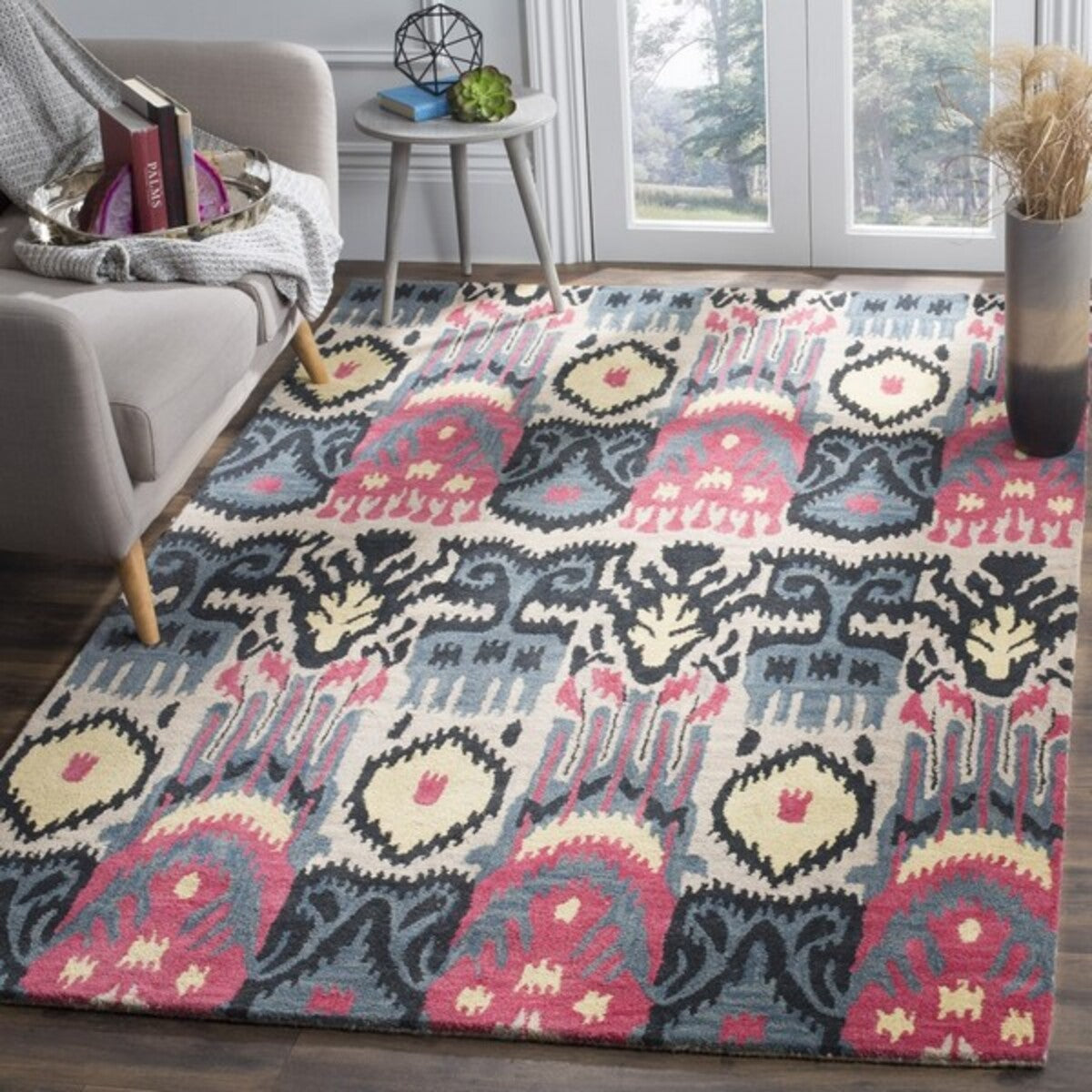 Designteppich Ikat