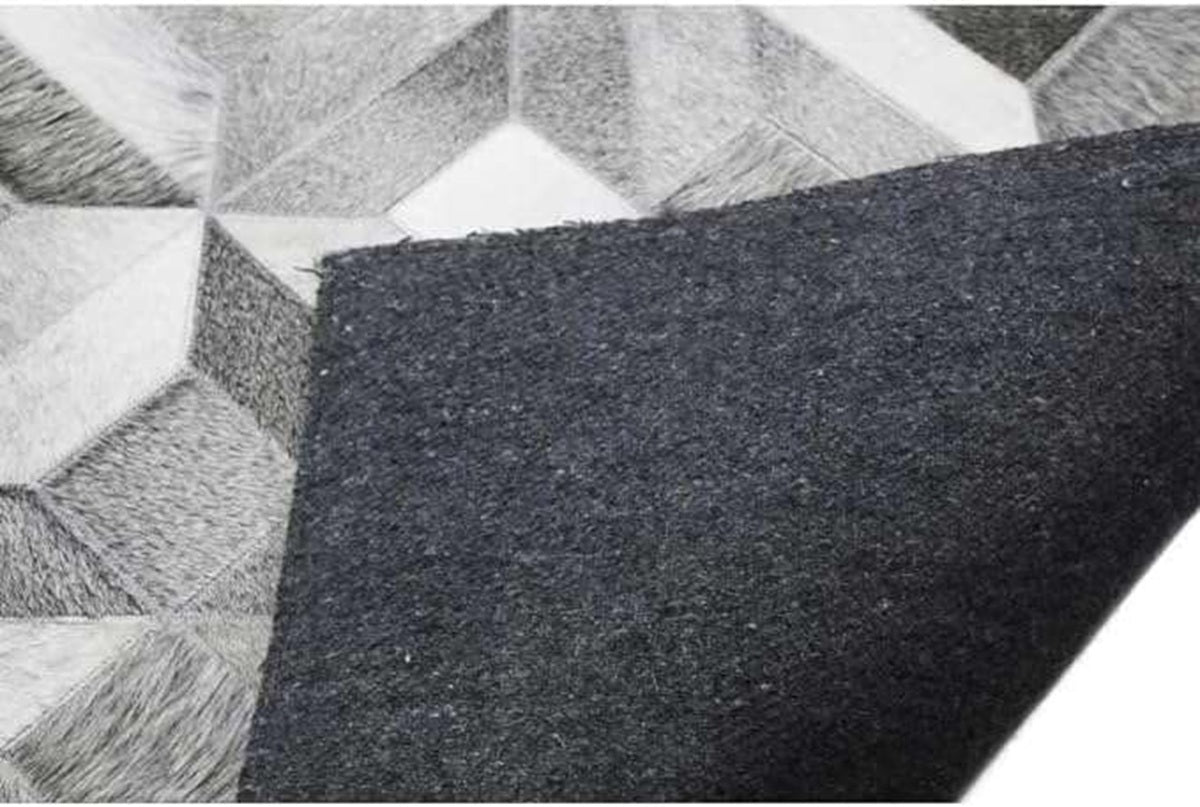 Lederteppich Leder-Patchwork-Teppich