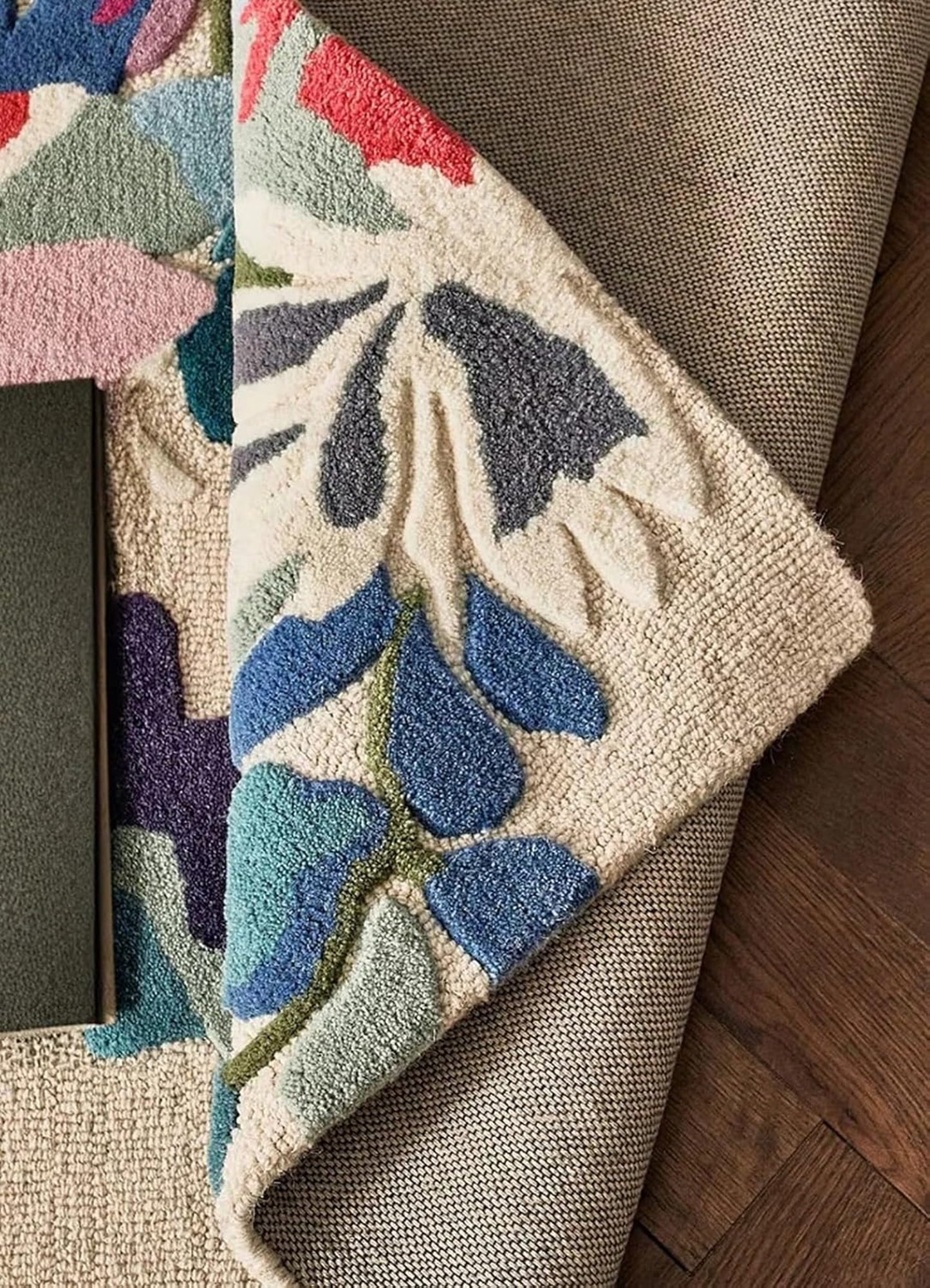 Designteppich Blumenfeld