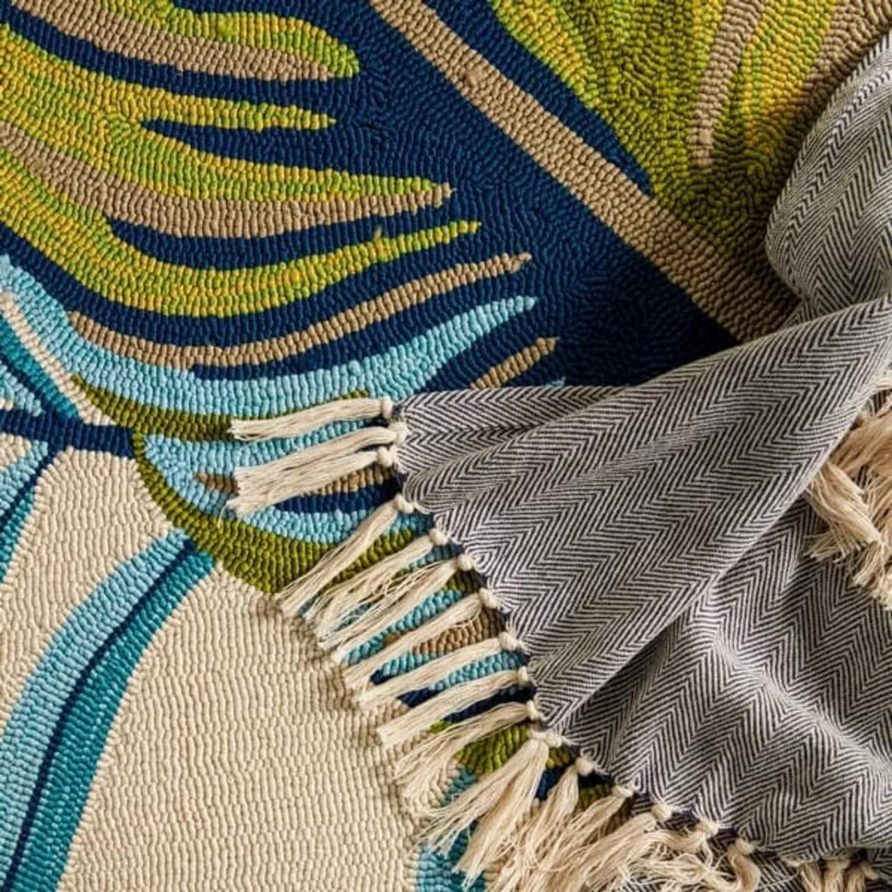 Designteppich Blumentopf