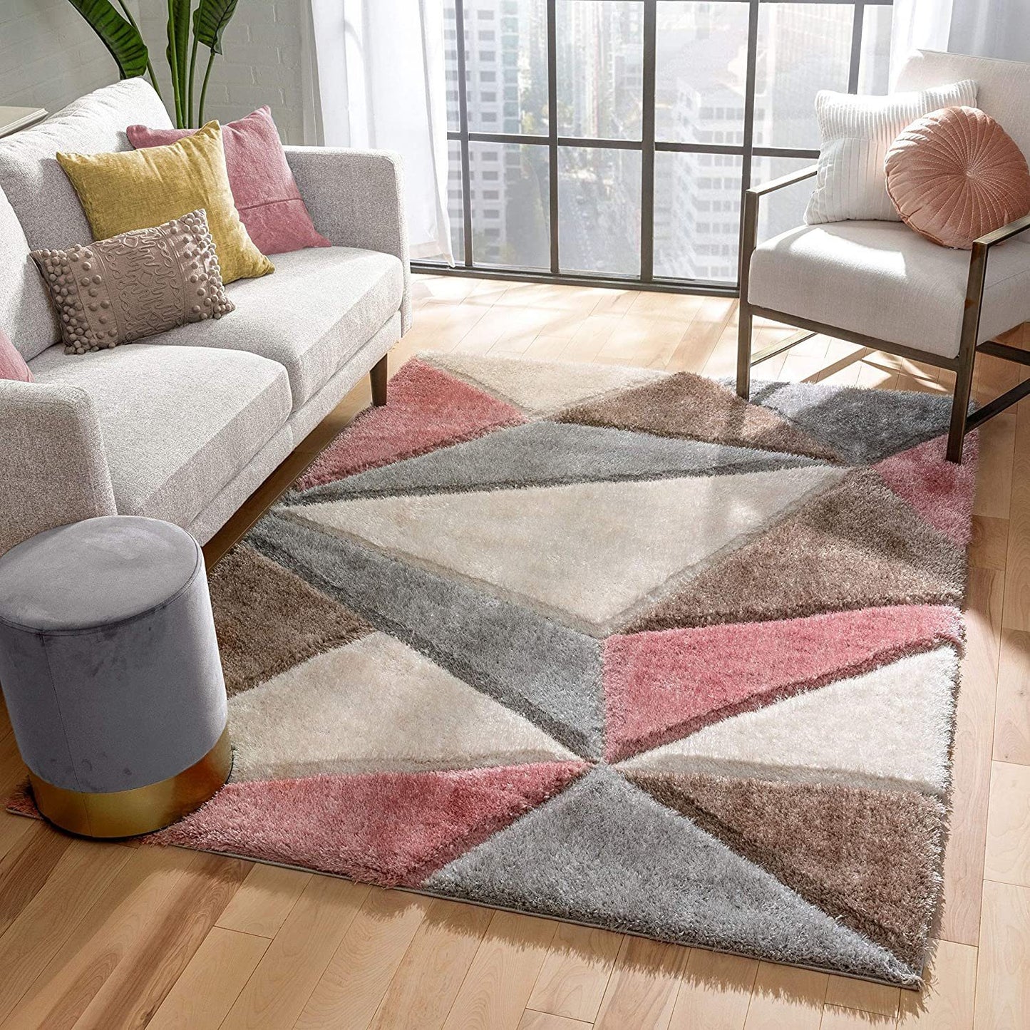 Hochflor-Teppich Super weicher handgetufteter Teppich