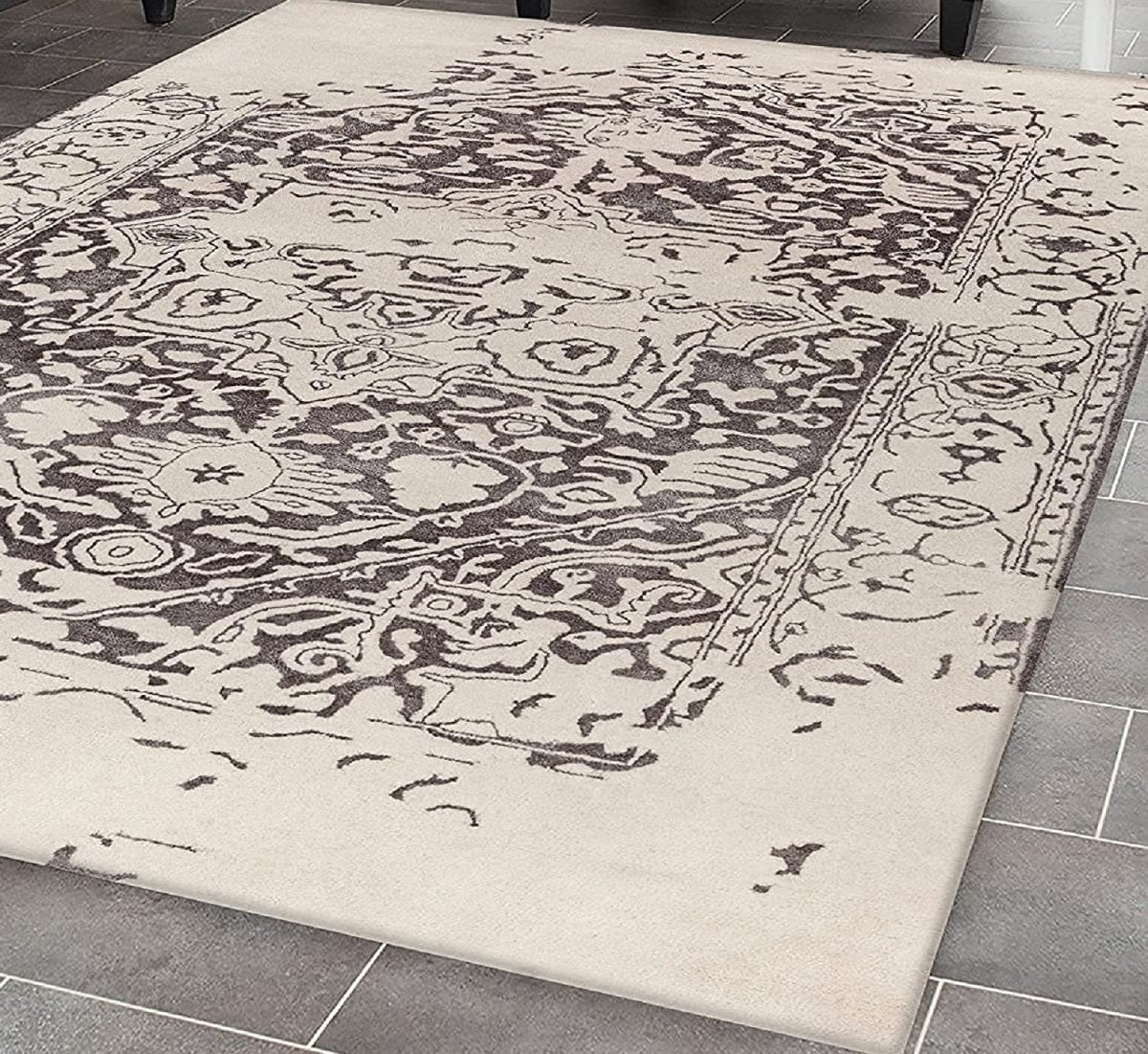 Designteppich Antique Erased