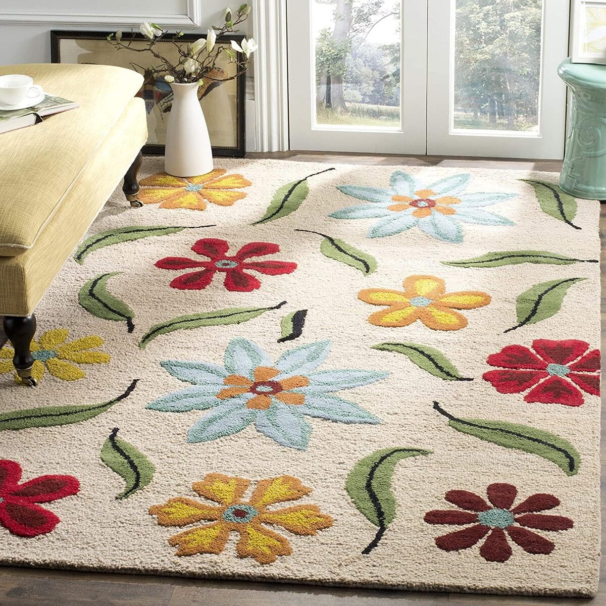 Designteppich Sommerblumenweg