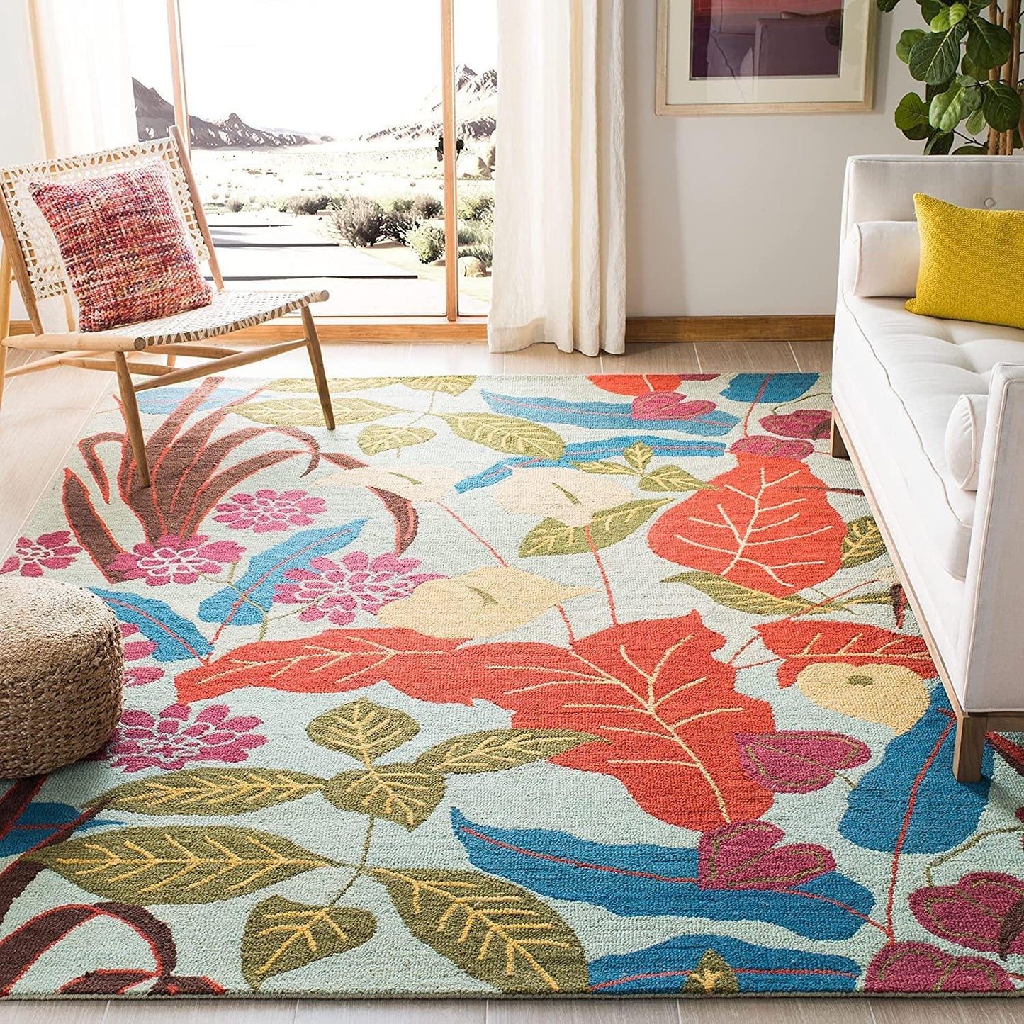 Designteppich Sommerblumenweg