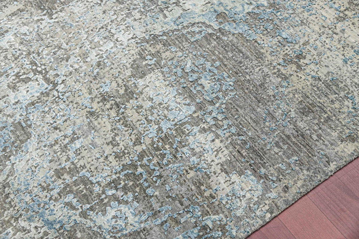 Teppich Handgeknüpfter 10/10-Wolle aus Neuseeland und reiner Seide