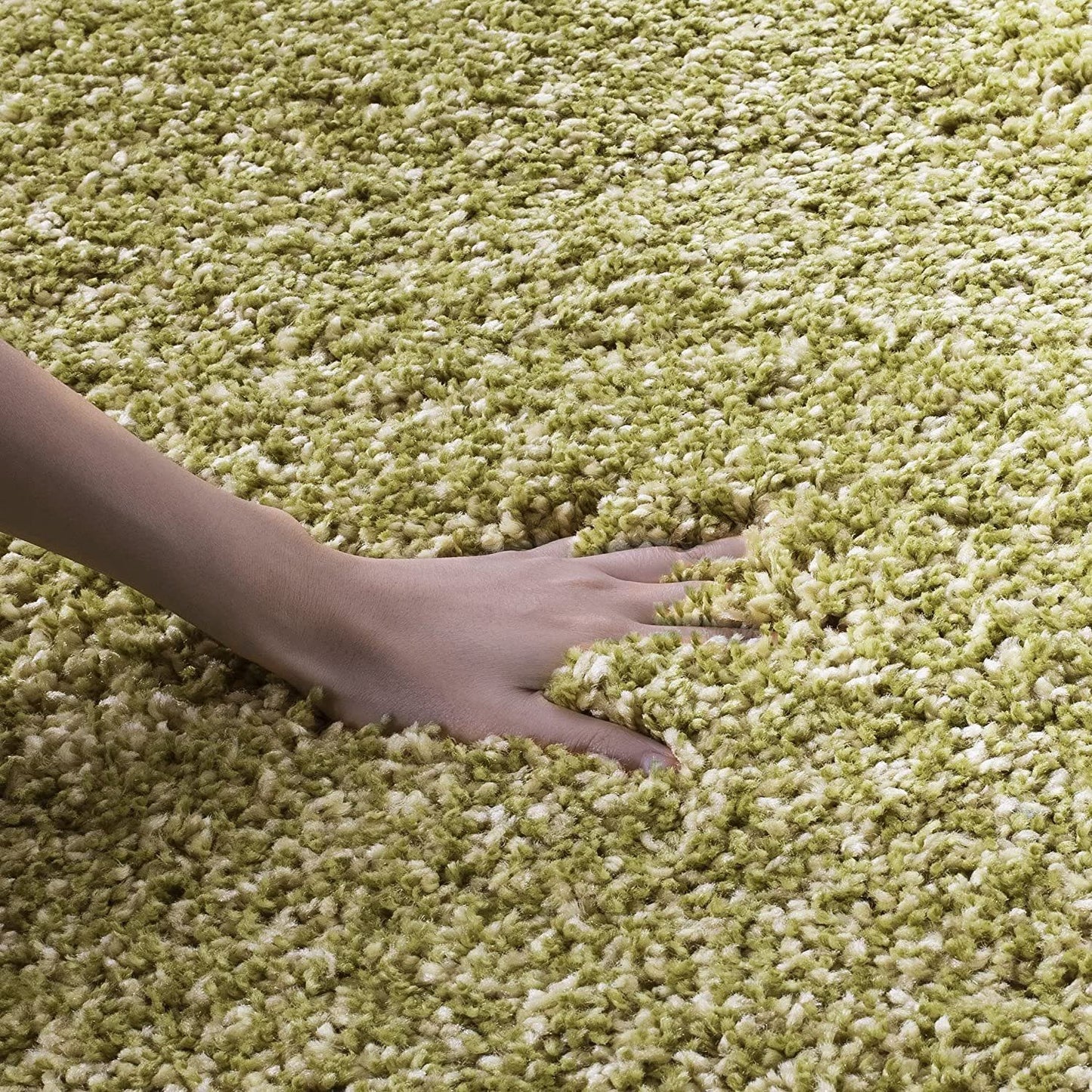 Hochflor-Teppich Superweicher einfarbiger handgetufteter Teppich