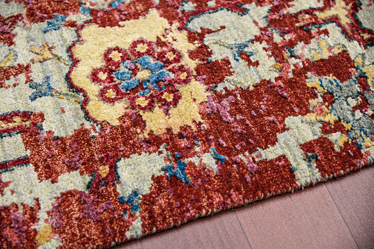 Teppich Handgeknüpft aus 10/10 NZ Wolle und Seide – Gultaras