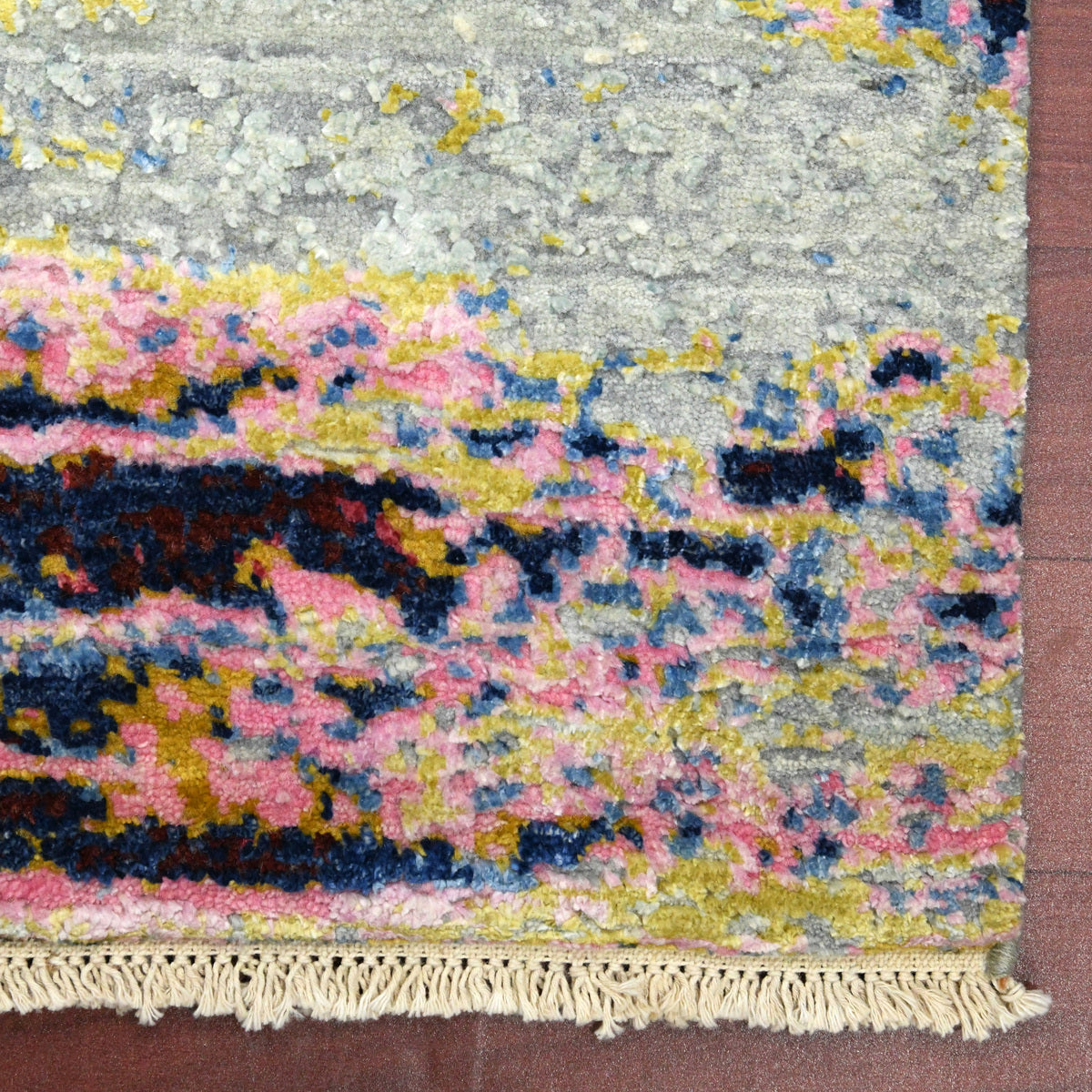 Teppich Handgeknüpfter 10/10-Wolle aus Neuseeland und reiner Seide