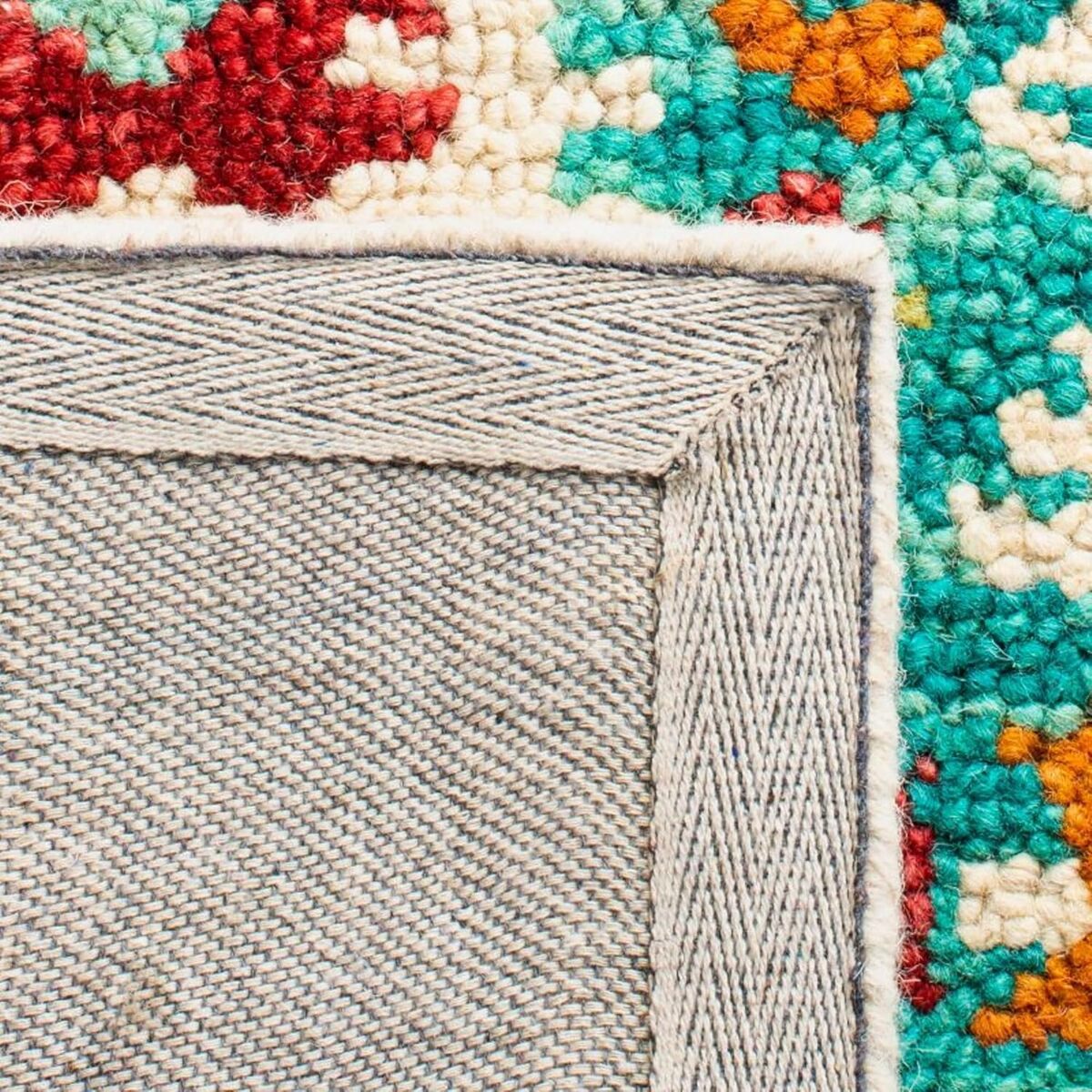 Teppich Lebendige Farben – Schlingenwebung