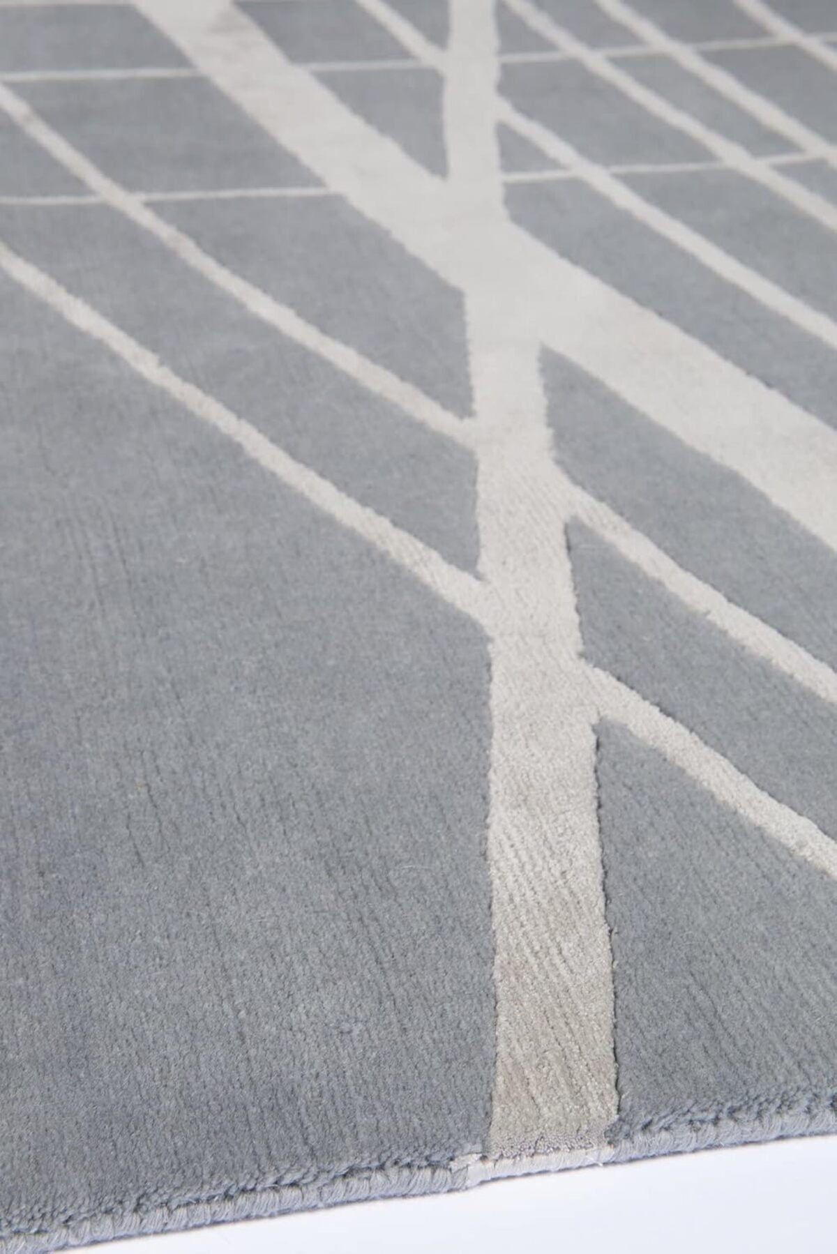 Seidenteppich Cross Lines