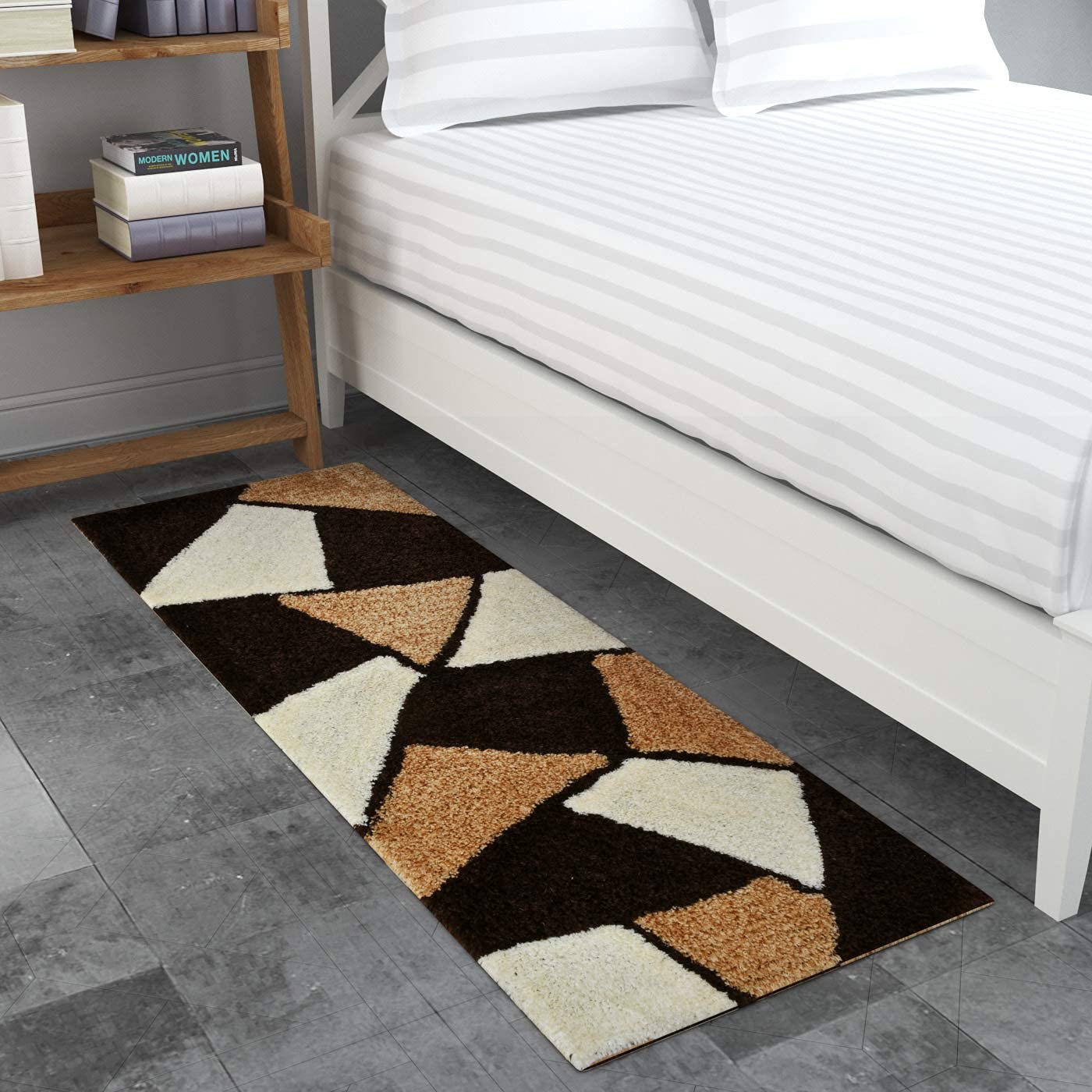 Designteppich Plüsch-Teppichläufer für Eleganz