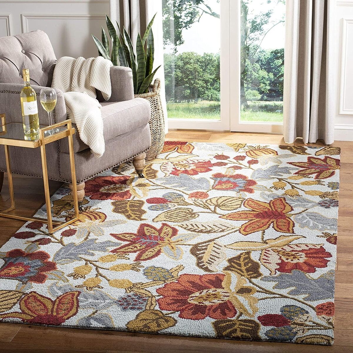 Designteppich Sommerblumenweg