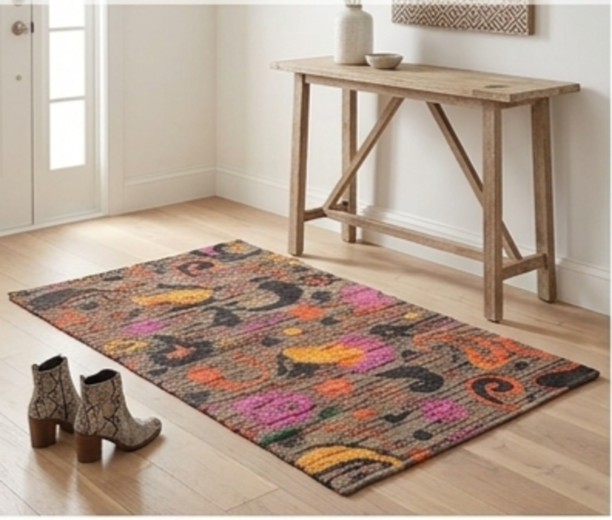 Designteppich Lavendel