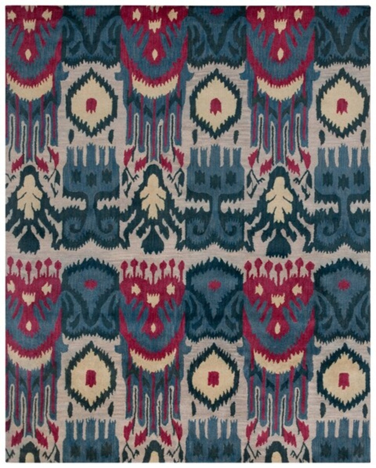 Designteppich Ikat