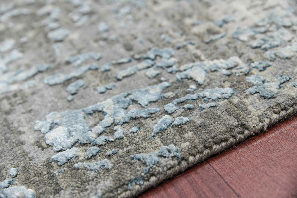 Teppich Handgeknüpfter 10/10-Wolle aus Neuseeland und reiner Seide