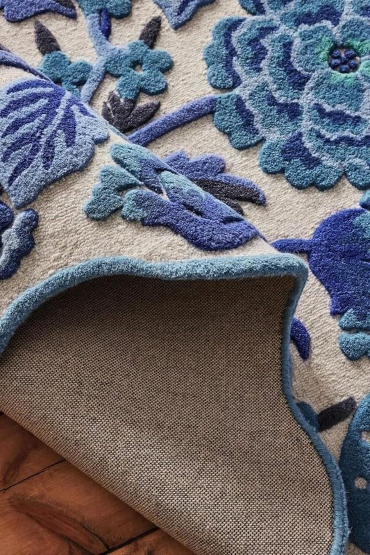 Designteppich Unregelmäßig geformte botanische Sammlung