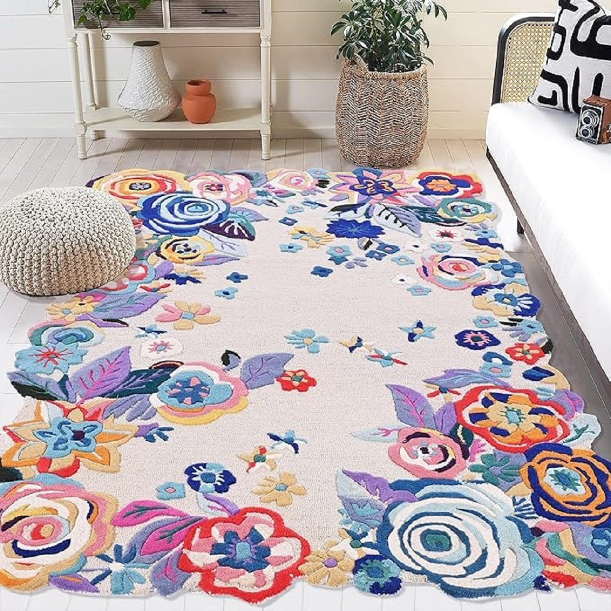 Designteppich Frühlingsblumen