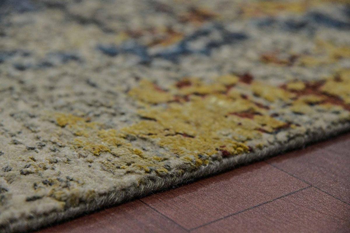 Teppich Handgeknüpfter 10/10-Wolle aus Neuseeland und reiner Seide