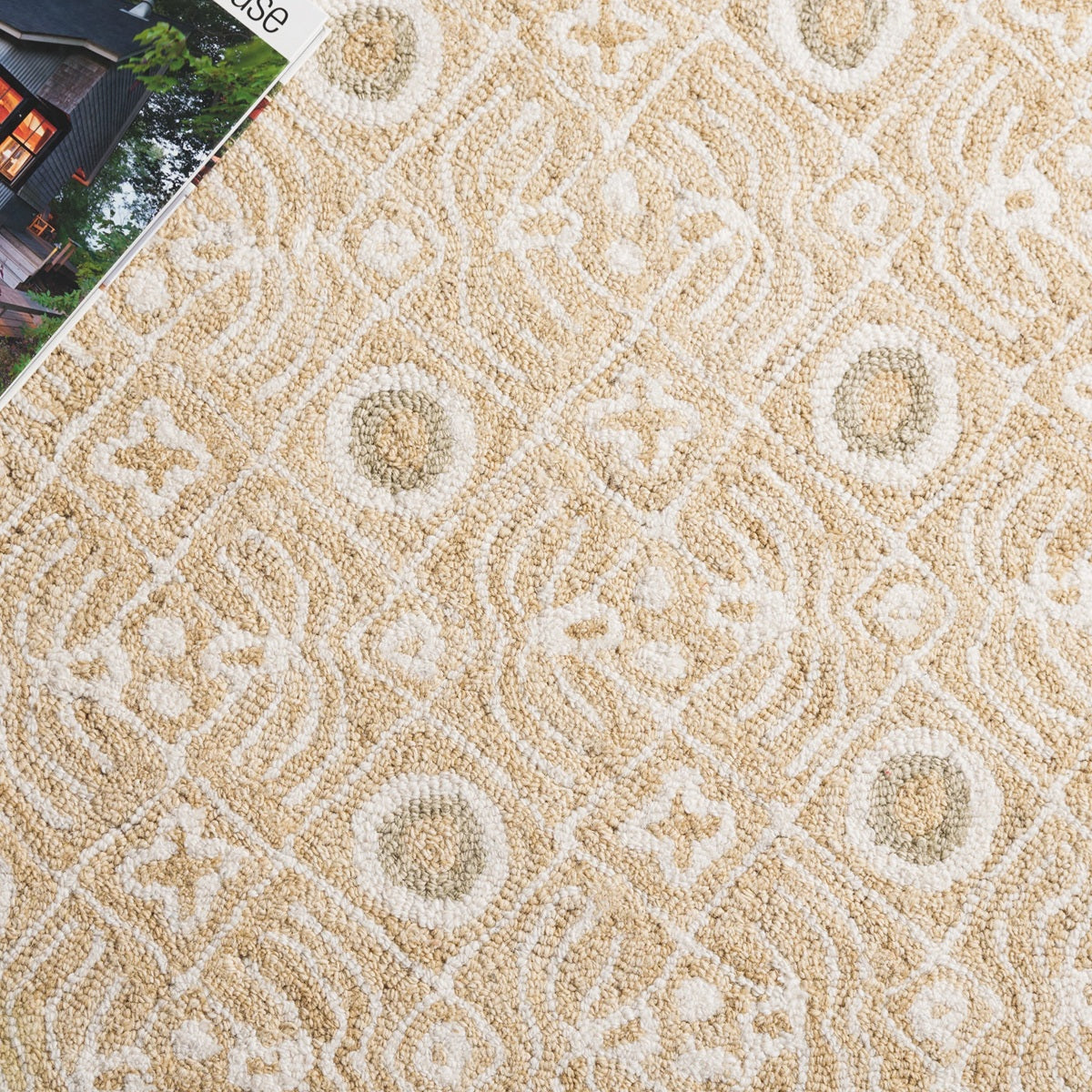Designteppich Charlottenburg – Draufsicht