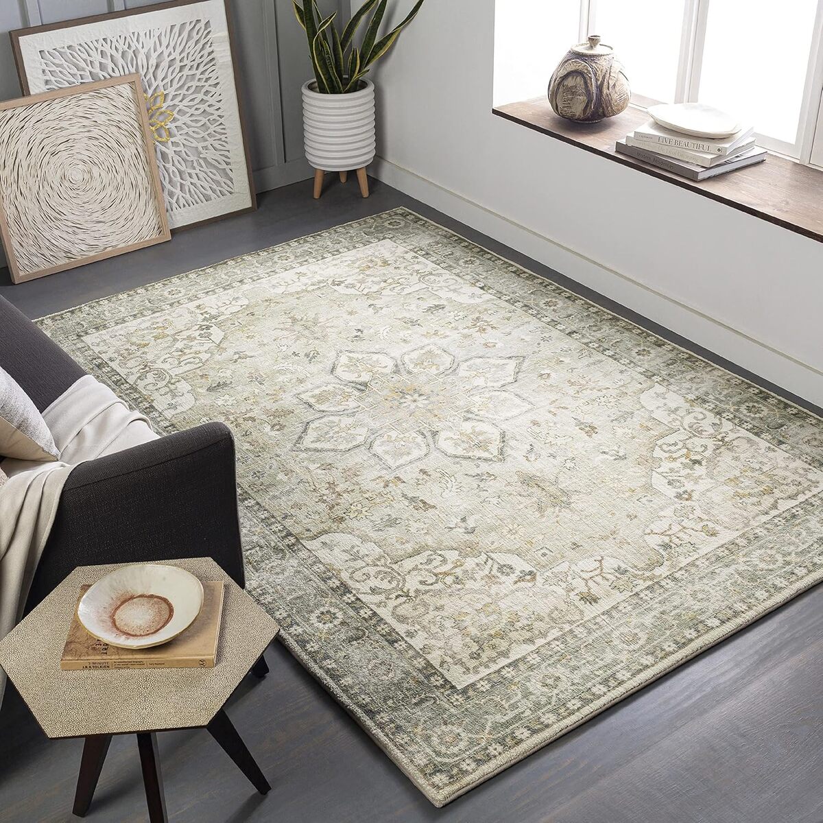 Teppich Antikes Design entfernt