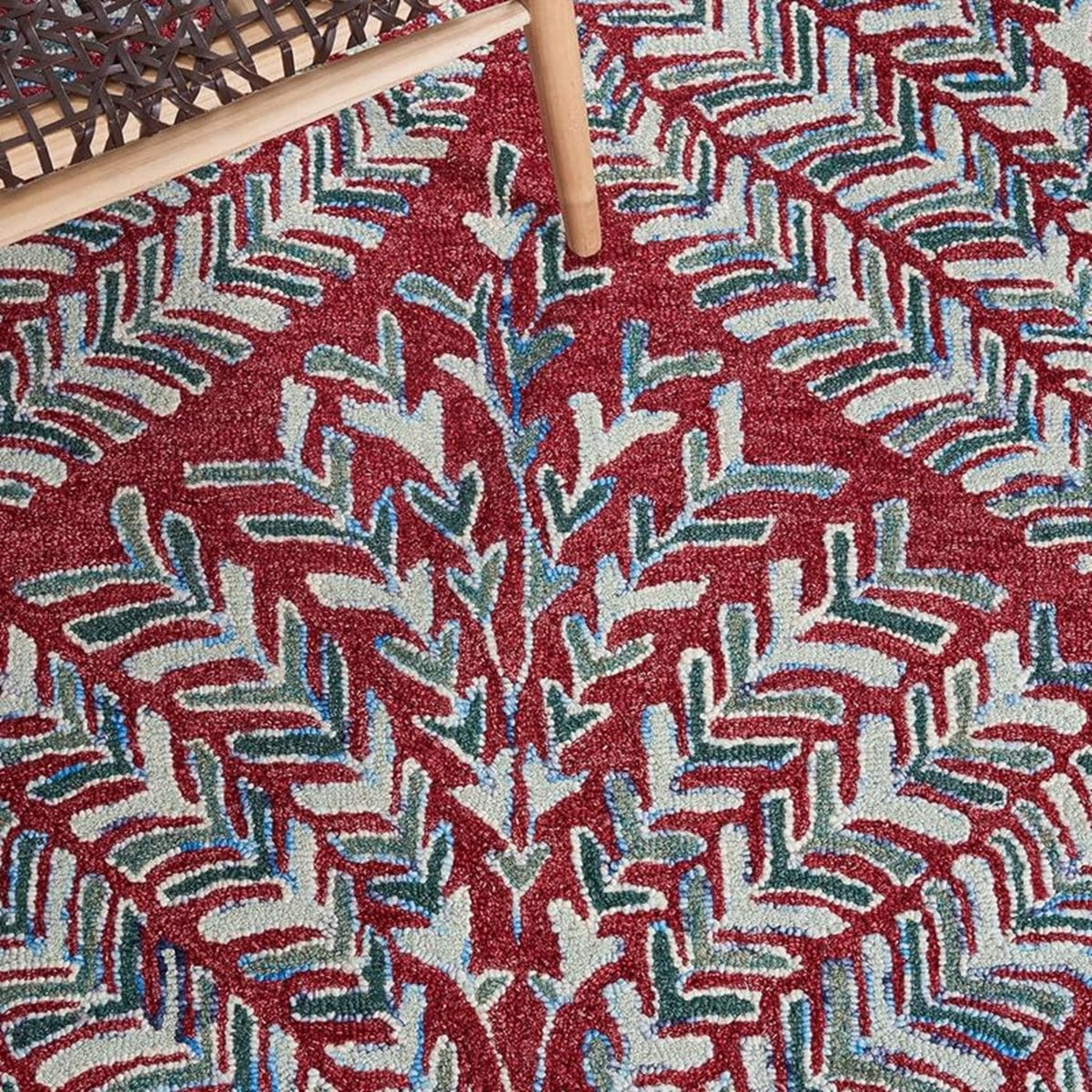 Teppich Sammlung von Baumblättern