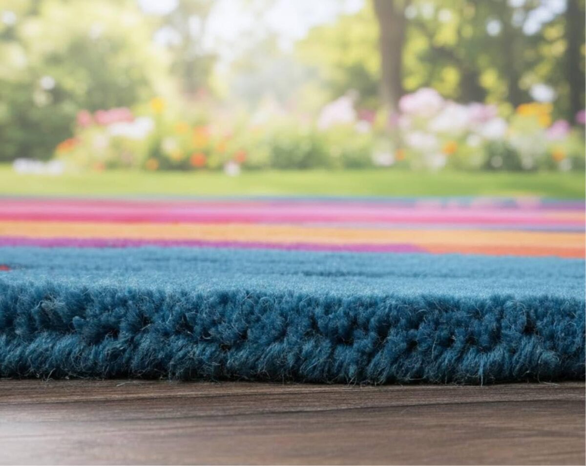 Designteppich Unregelmäßig geformte botanische Sammlung