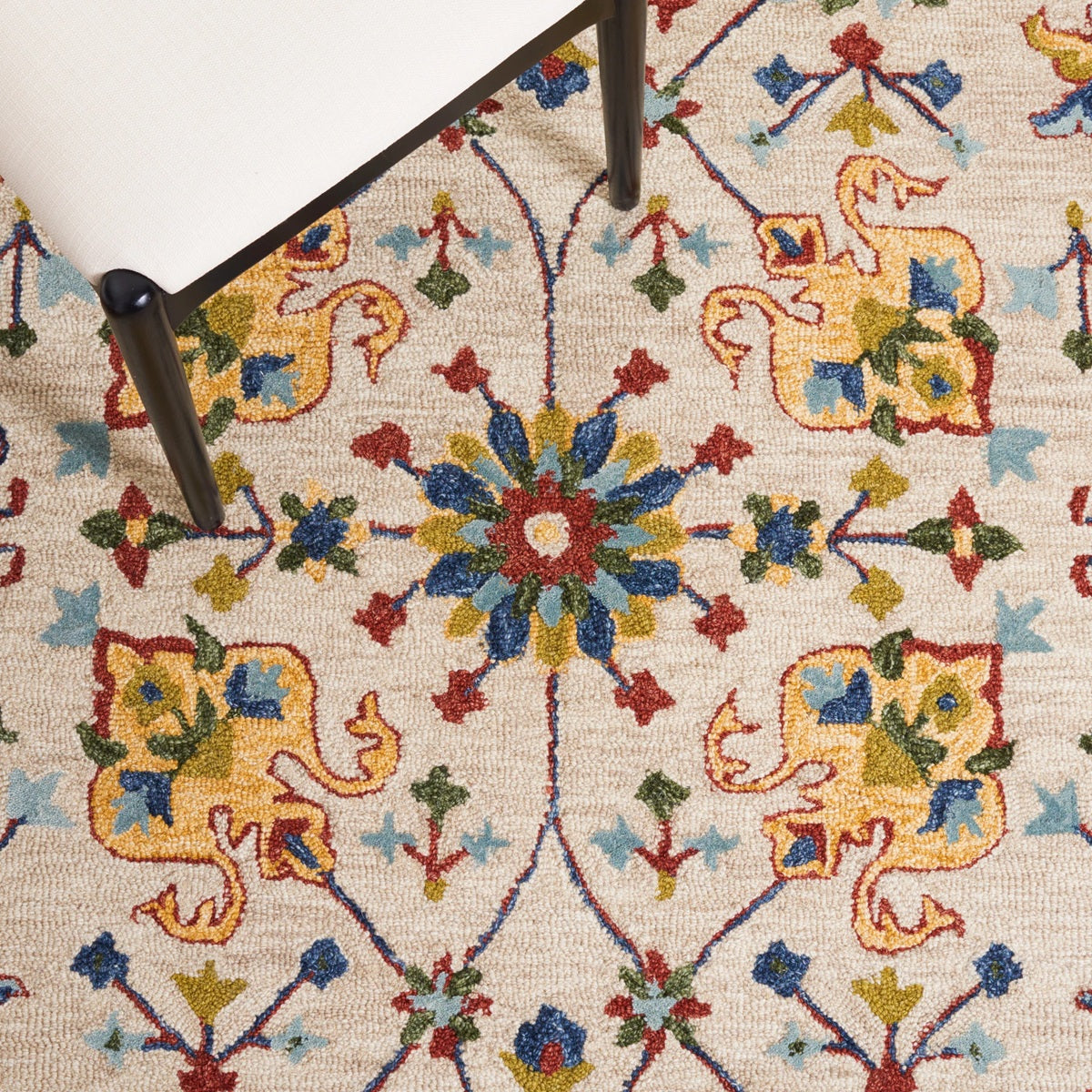 Designteppich Traditionelle Schleife – Im Schlafzimmer