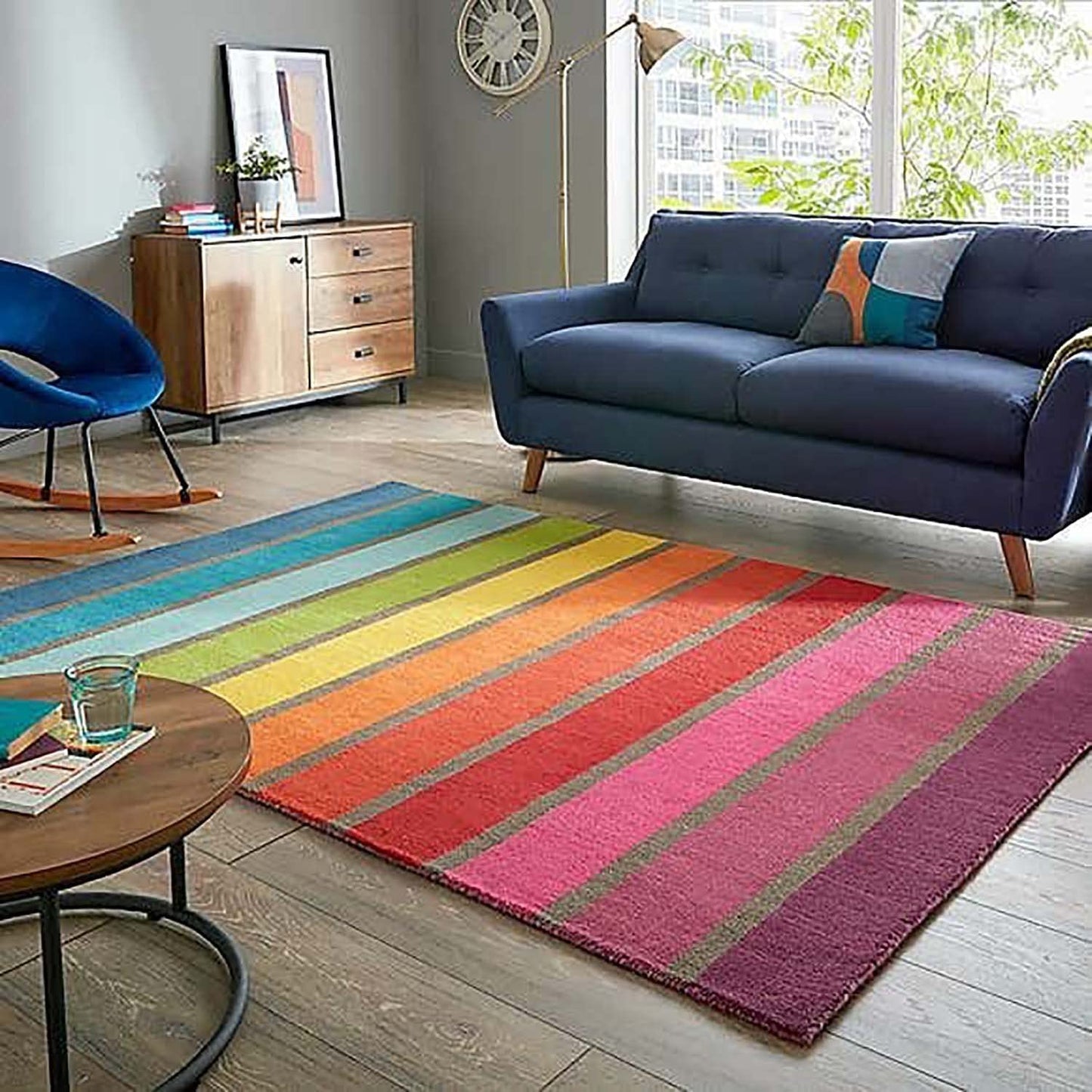 Teppich Regenbogen