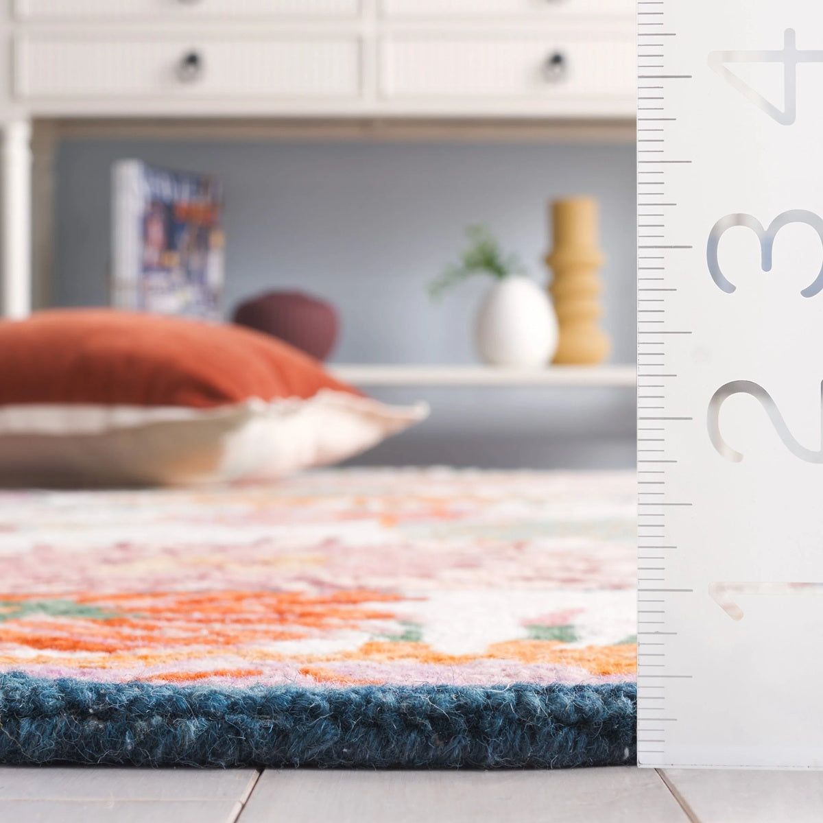 Designteppich Blumenstrauß – Lifestyle Wohnzimmer