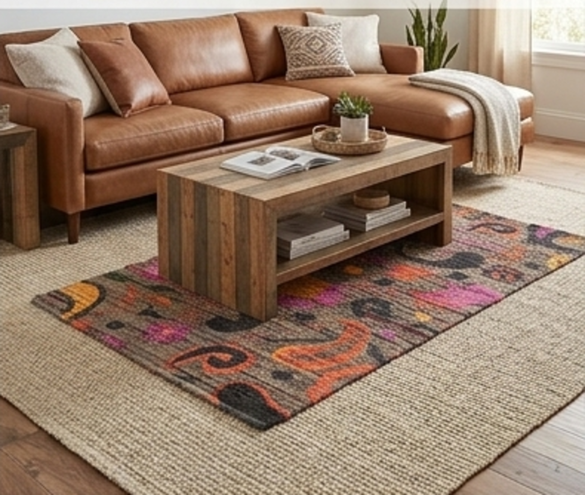 Designteppich Lavendel