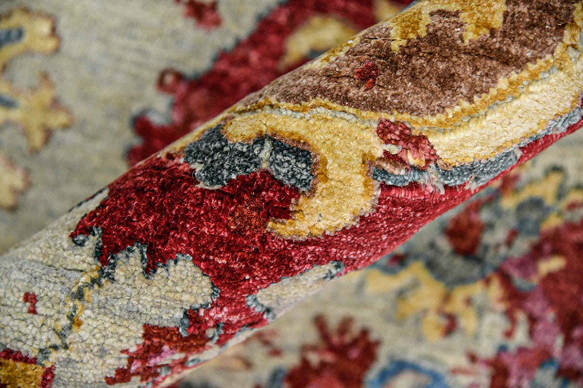 Teppich Handgeknüpft aus 10/10 NZ Wolle und Seide – Gultaras