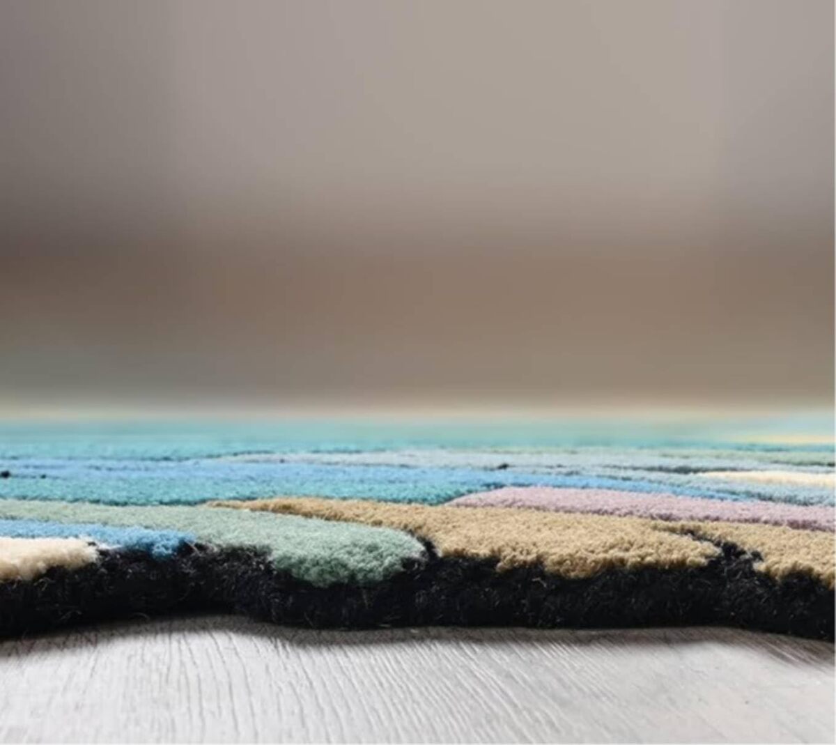 Designteppich Unregelmäßig geformte botanische Sammlung