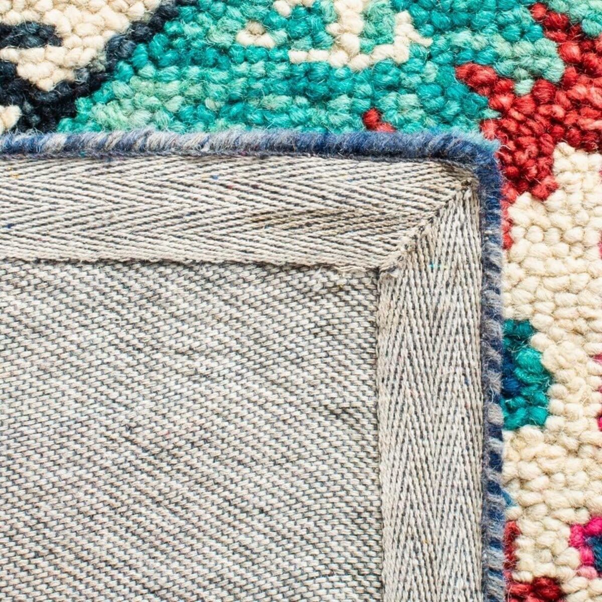 Teppich Lebendige Farben – Schlingenwebung