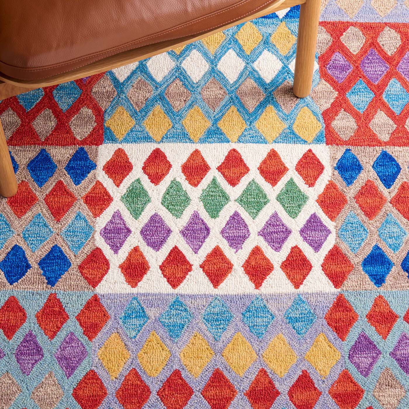 Designteppich Farbbündel